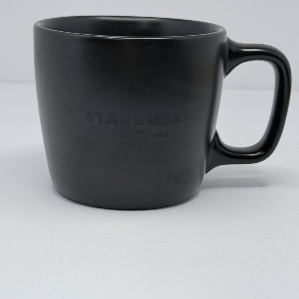 Starbucks Seattle 71 WA Coffee Mug 12 fl oz  2018. Black Matte